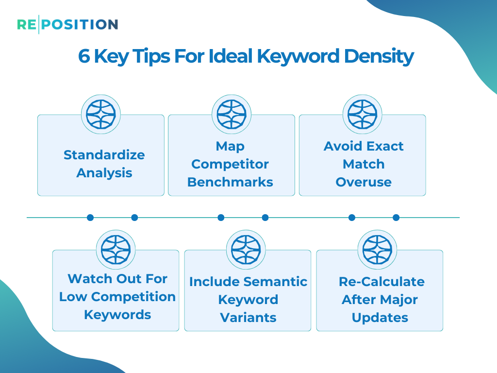 6 Key Tips For Ideal Keyword Density