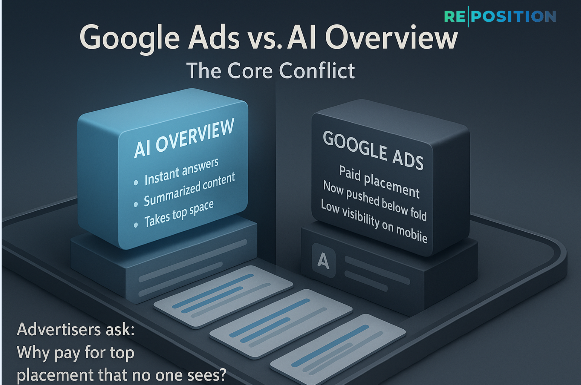 Google Ads vs. AI Overview The Core Conflict